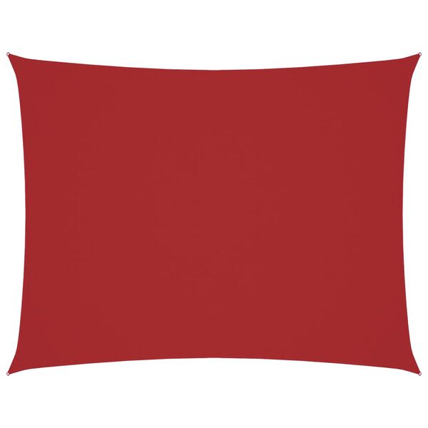 vidaXL saulessargs, taisnstūra forma, 2x3 m, sarkans oksforda audums