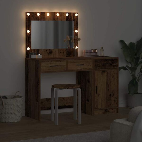 vidaXL Dressing galds 2 pcs Brūna 40 x 41 x 75 cm Inženierijas koks