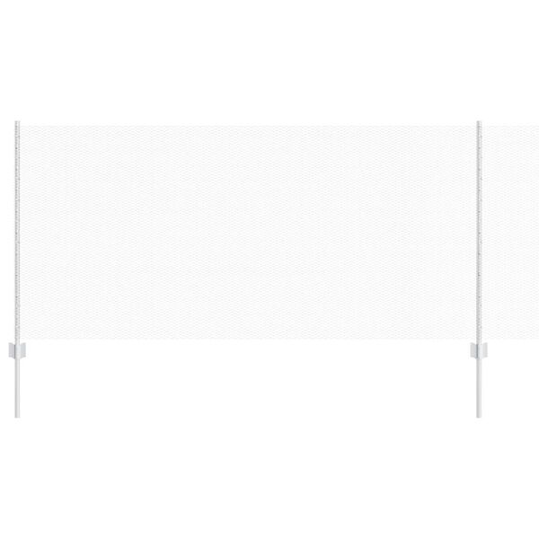 vidaXL Žogs ar stabu Sudraba 1 x 100 m Tērauds