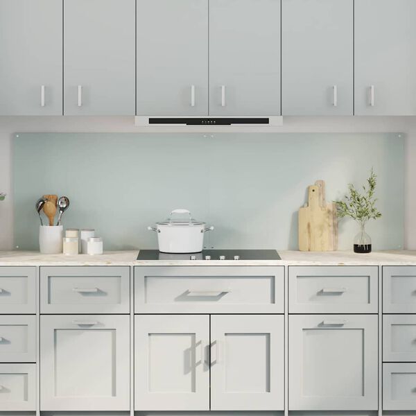 vidaXL Virtuves aizsargpanelis 2 pcs Balts 100 x 60 cm rūdīts stikls