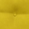vidaXL Atpakaļ spilvens Dzeltena 45 x 24 x 50 cm Samts
