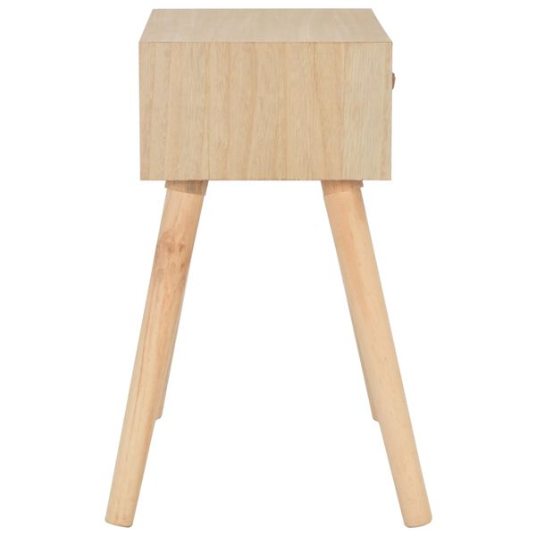 vidaXL naktsskapītis ar atvilktni, 44x30x58 cm, masīvkoks