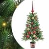 vidaXL Ziemassvētku eglīte su 150 LED ar statīvu Zaļa 90 cm PE