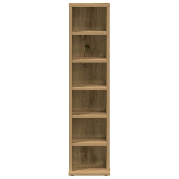 vidaXL CD skapis Artisan Oak 21x20x88 cm Engineered Wood