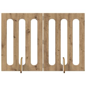 vidaXL Locāmā mājdzīvnieku sēta 2 pcs Amatnieka Ozols