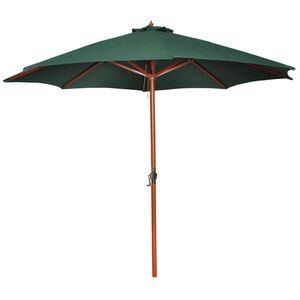 vidaXL saulessargs, zaļ&scaron;, 258 cm