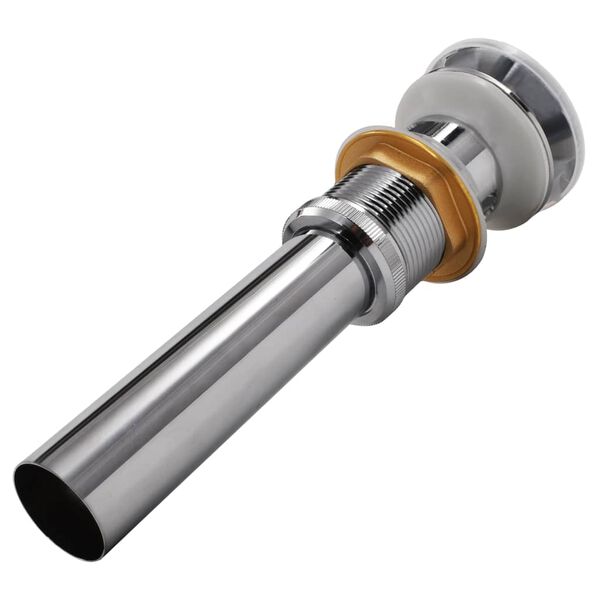 vidaXL izlietnes noteka, nerūsējošs tērauds