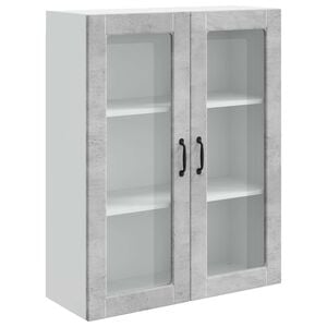 vidaXL Trauku ma&scaron;īnas panelis Kalmar Betona pelēks 80 x 31 x 100 cm