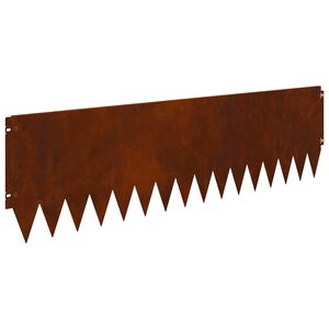 vidaXL Zāliena Apmale 20 gab. 103 x 30 cm Tērauds Rūsa