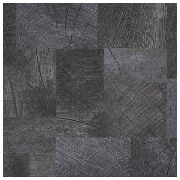 vidaXL Grīdas dēļi 55 pcs Pelēks 5,11 m&sup2; PVC