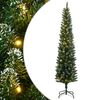vidaXL mākslīgā Ziemassvētku egle, &scaron;aura, 240 cm, 300 LED