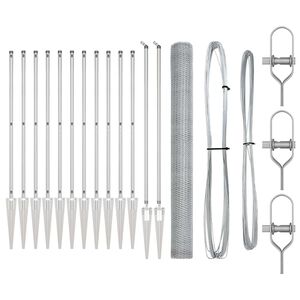 vidaXL Žoga āķis Sudraba