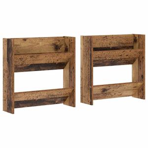 vidaXL Apavu skapis 2 gab. 60 x 18 x 60 cm Inženierijas koks Vecs koks