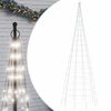 vidaXL LED Ziemassvētku eglīte 550 LED Auksti Balta 300 cm