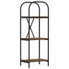 vidaXL Grāmatu plaukts 3 līmeņi 40 x 30 x 109 cm Inženierijas koks