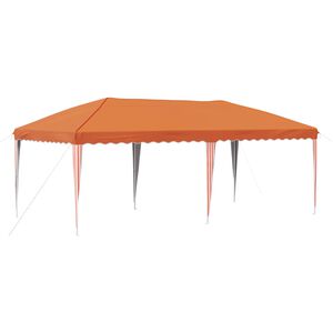 vidaXL Pop-up svinību teltis 575 x 290 x 245 cm Oranža