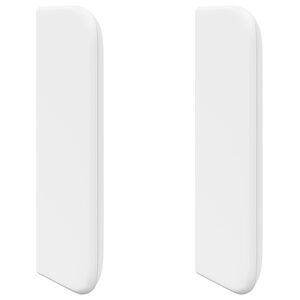 vidaXL Galvgaļa auss Balts PVC