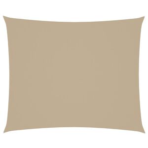 vidaXL saulessargs, 4x6 m, taisnstūra forma, bē&scaron;s oksforda audums