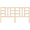 vidaXL gultas galvgalis, 206x4x100 cm, priedes masīvkoks