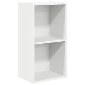 vidaXL Grāmatu skapis Balts 40x30x76,5 cm Engineered Wood