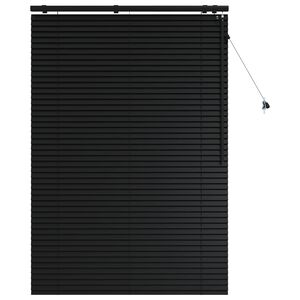 vidaXL Venēcijas žalūzija Melns 115 x 160 cm 35 mm