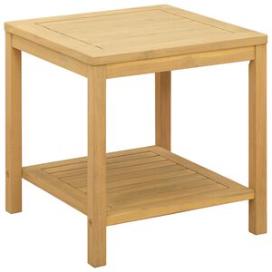 vidaXL Sānu galds Eļļa dabīgā 45 x 45 x 45 cm Cietā akācijas koks