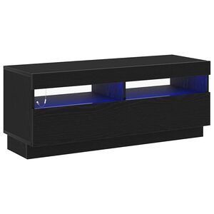 vidaXL Televizora skapī&scaron;a 100 x 35 x 40 cm Melns ozolkoks