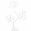 vidaXL S-veida LED Ziemassvētku egle 2 gab. Balts 18 x 18 x 45 cm