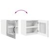 vidaXL Virtuves Skapis ar plauktu 2 pcs Betona pelēks 40 x 31 x 40 cm