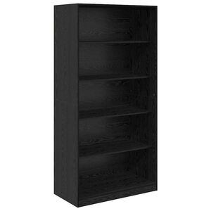 vidaXL Skapis Melns ozolkoks 100 x 50 x 200 cm