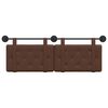 vidaXL Karājo&scaron;s galvgalis Brūna 130 x 55 x 5 cm Mākslīgā āda