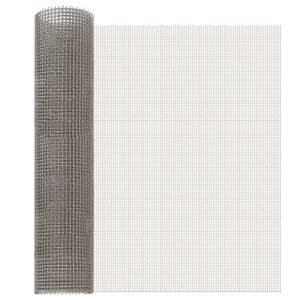 vidaXL Tīkls 60 x 1000 cm 3 Mesh Nerūsējo&scaron;ā tērauda 201 Sudraba