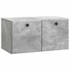 vidaXL Sienā piestiprināms TV skapis 59,5 x 31 x 30 cm Betona pelēks