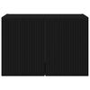 vidaXL TV sienas skapītis Melna 59,5 x 31 x 40 cm Inženierijas koks
