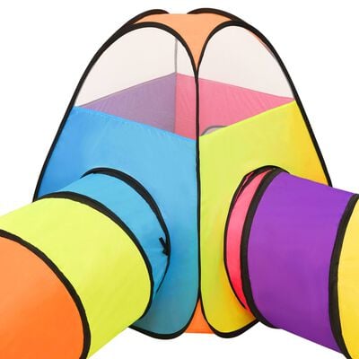 vidaXL rotaļu telts, krāsaina, 190x264x90 cm