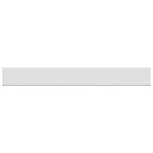 vidaXL Logu palodze Balts 100 x 10 x 4,5 cm PVC