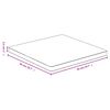 vidaXL galda virsma, 50x50x2,5 cm, bambuss