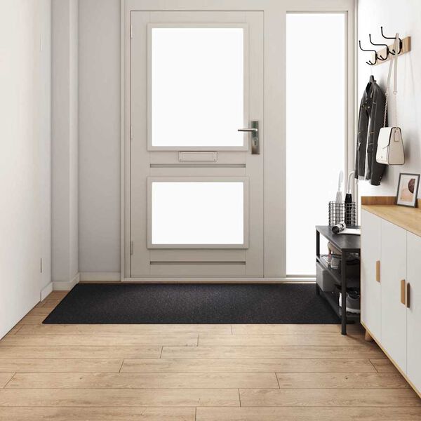 vidaXL Paklāja skrējējs Antracīts 100 x 200 cm 100% polipropilēns