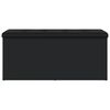 vidaXL uzglabā&scaron;anas sols, melns, 102x42x45 cm, inženierijas koks