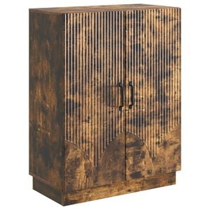 vidaXL Puse Kūpināts ozols 66 x 34,5 x 87 cm Inženierijas koks