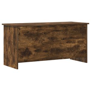 vidaXL Uzglabā&scaron;anas kaste Kūpināts ozols 100 x 40 x 50 cm