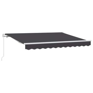 vidaXL Nolokāms markīze Antracīts 300 x 200 cm audums