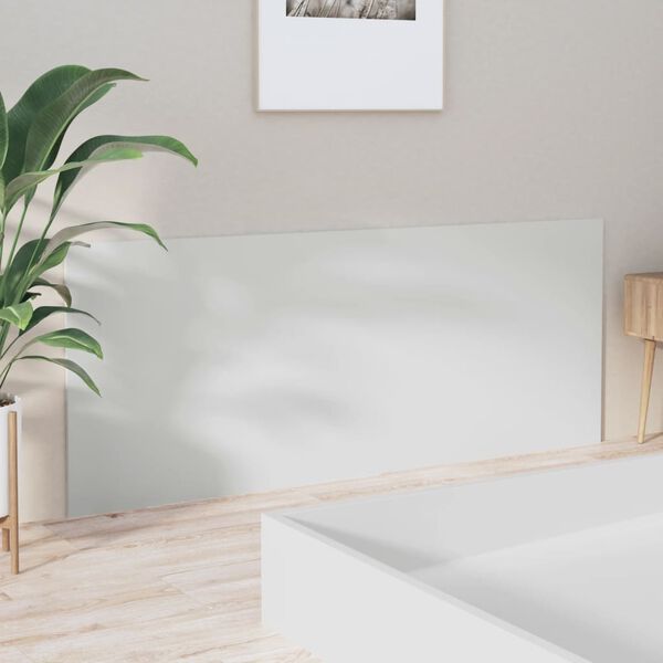 vidaXL gultas galvgalis, balts, 200x1,5x80 cm, inženierijas koks