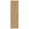 vidaXL Skapis Artisan Oak 80x52x180 cm Engineered Wood