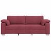 vidaXL Dīvāns Vīna sarkans