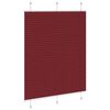 vidaXL kroku žalūzija Bordo sarkana 105x100 cm auduma platums 104,4 cm