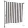 vidaXL Āra Ruļļu Žalūzija Antracīts un balts 100 x 270 cm