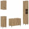 vidaXL 4 daļu vannas istabas skapju komplekts ZWOLLE Artisan Ozols