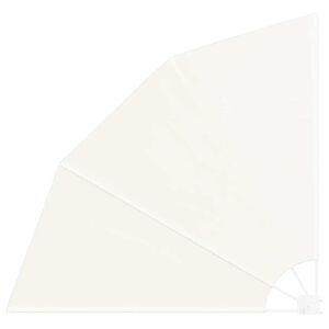 vidaXL saliekama balkona sānu markīze, krēmkrāsā, 210x210 cm