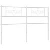 vidaXL rezerves galvgalis, balts, 160 cm